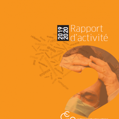 Couverture du rapport d'activité