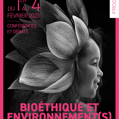 Affiche du Forum européen de bioéthique