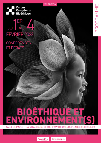 Affiche du Forum européen de bioéthique